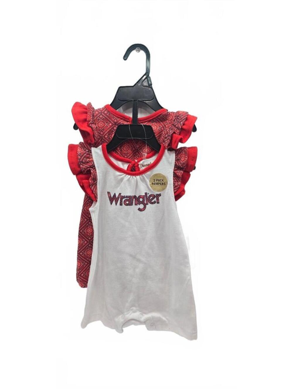 Wrangler Baby 2 Pack Rompers Size 6-9 Months